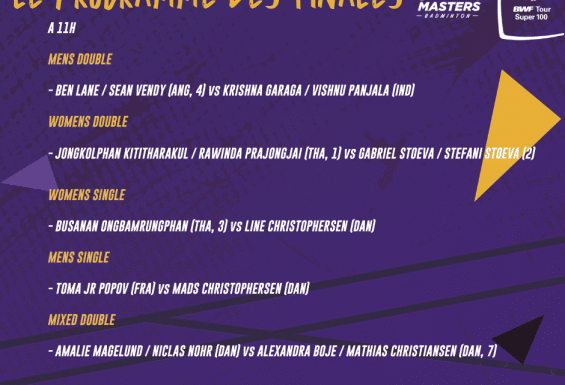 The 2021 finals program