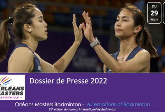 Dossier de presse de l’Orleans Masters 2022