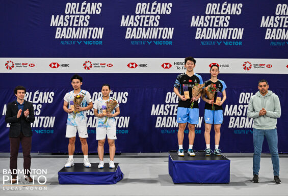 CHINESE DUO CHENG AND ZHANG WIN MIXED DOUBLES :