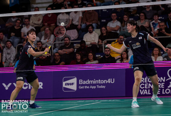 Women’s doubles semi-finals at the Orléans Masters