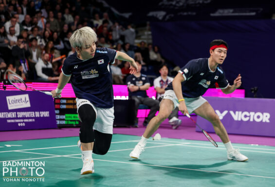 South Koreans: men’s doubles champions too