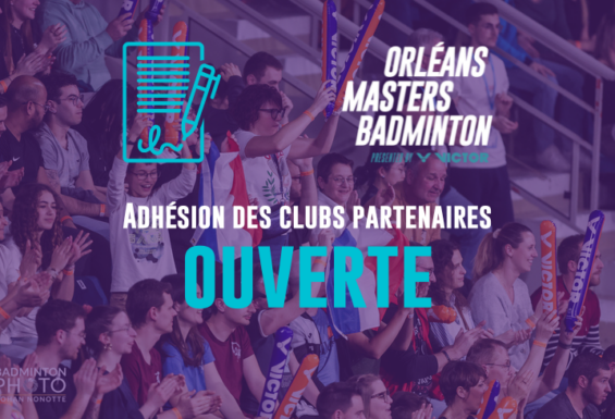Adhésion des clubs partenaires ouverte