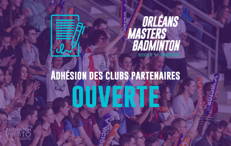 Adhésion des clubs partenaires ouverte