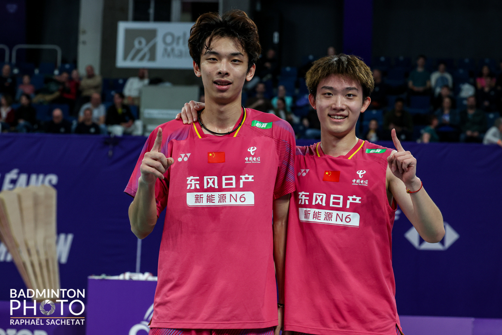 Hu Ke Yuan et Lin Xiang Yi sacrés en double hommes à Orléans !